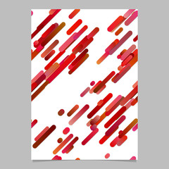 Poster - Red modern gradient diagonal stripe pattern flyer background