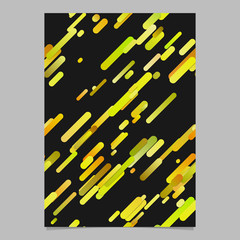 Poster - Yellow abstract modern diagonal gradient stripe pattern poster background