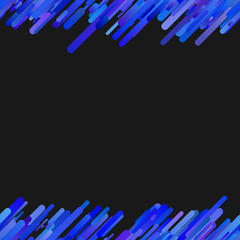 Poster - Blue modern abstract gradient background with seamless diagonal stripe pattern