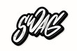 Swag. Vector lettering.