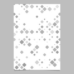Poster - Grey square pattern poster template - vector stationery background