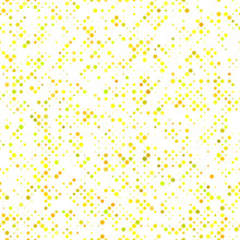 Yellow Seamless Dot Pattern Background - Vector Design