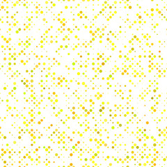 Poster - Yellow seamless dot pattern background - vector design