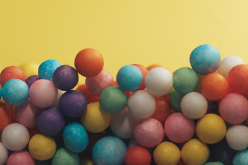 Poster - Colorful bright background, multi-colored balls