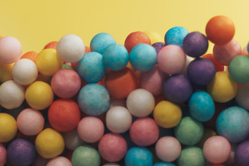 Poster - Colorful bright background, multi-colored balls