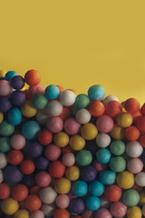 Poster - Colorful bright background, multi-colored balls