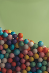 Poster - Colorful bright background, multi-colored balls