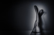 © Yanukit - sexy lady leg pantyhose black and white classic making love