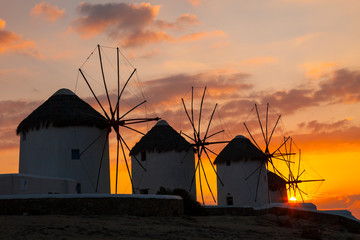 Wall Mural - Barrio Pequeña Venecia, Isla de Mykonos, Grecia