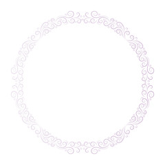 Poster - Basic RGBRound frame for decorative design. Greeting card vector. Vector holiday frame. Beautiful abstract concept. Vintage background.