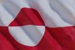 © PixlMakr - Greenland flag in the wind