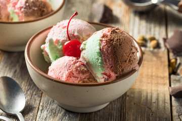 Wall Mural - Sweet Spumoni Ice Cream