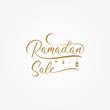 Ramadan Sale Vector Design With Background