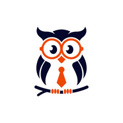 Owl Vector Logo Design Template