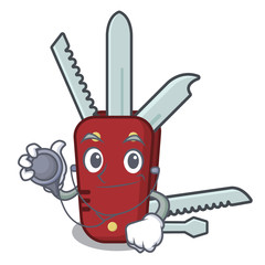 Sticker - Doctor penknife isolated with in the mascot