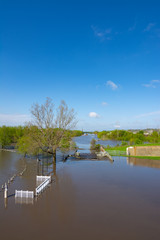 Flooded canal