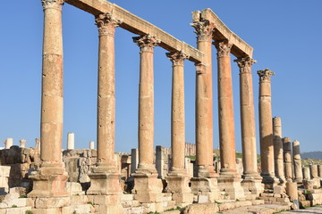 Wall Mural - Cardo Maximus Side Detail 1, Jerash Archaeological Park, Jordan