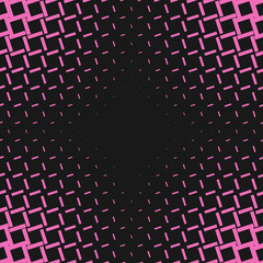 Poster - Halftone stripe pattern background template - vector illustration