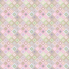 Poster - Diagonal square pattern background - repeating graphic