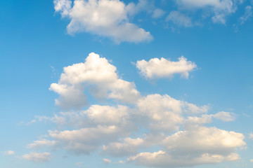 Beautiful cloudy sky background. Nature. Summer day