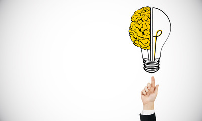 Poster - Innovation and brainstorm background