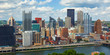 View of the downtown Pittsburgh, Pennsylvania skyline