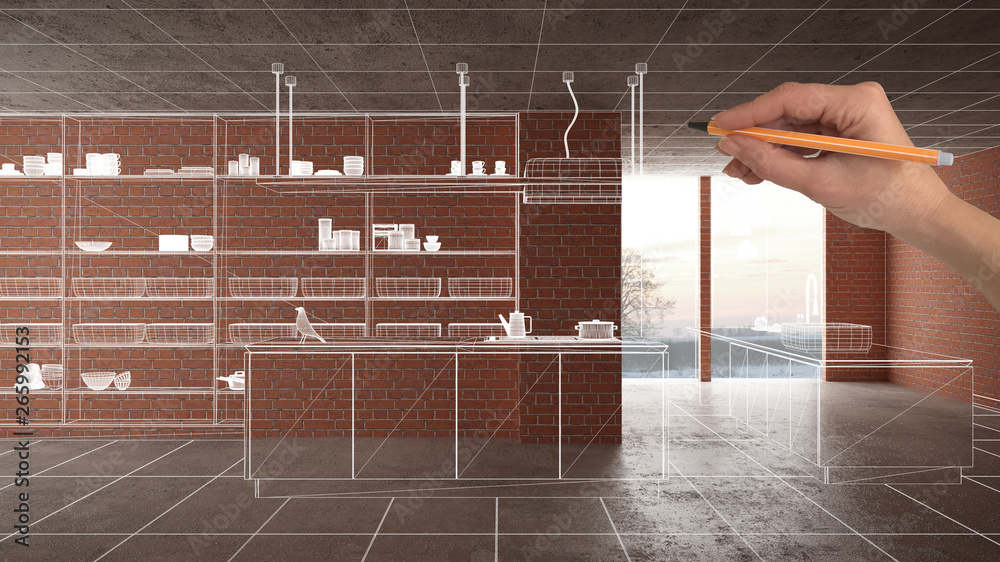 Picture of Home renovation, house development concept background, interior design ...