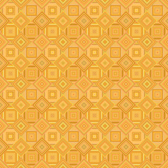 Poster - Orange abstract diagonal square mosaic tile pattern background