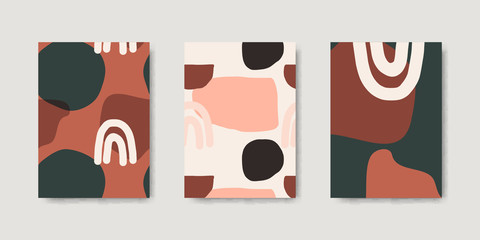 Poster - modern abstract design card templates