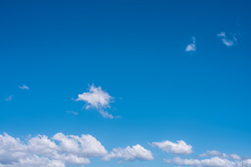 blue sky with few clouds