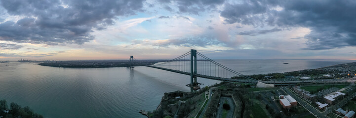 Sticker - Verrazano Bridge at Sunset