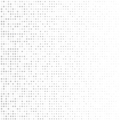 Wall Mural - Neutral halftone background with fading dots