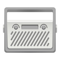 Poster - Steel radio icon. Cartoon of steel radio vector icon for web design isolated on white background
