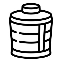 Poster - High lunchbox icon. Outline high lunchbox vector icon for web design isolated on white background