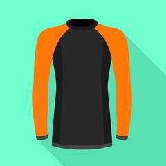 Poster - Rafting sweater icon. Flat illustration of rafting sweater vector icon for web design