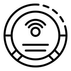 Poster - Wireless technology icon. Outline wireless technology vector icon for web design isolated on white background