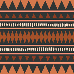 African Mudcloth Seamless Pattern