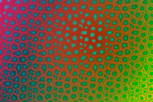 Abstract Background. Scales, Bubbles, Leather, Gradient. Red, Green