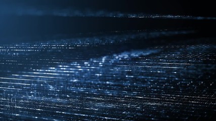 Poster - abstract digital technology background concept.
