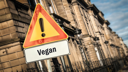 Wall Mural - Schild 385 - Vegan