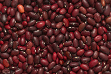 Dried Red Haricot Beans As A Background. Top View.  