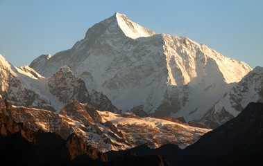 Poster - Morning view of mount Makalu, Nepal Himalayas