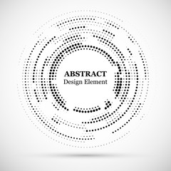 Wall Mural - abstract dotted halftone modern pattern background.black decorative design halftone round circle ele