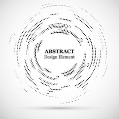 Wall Mural - abstract dotted halftone modern pattern background.black decorative design halftone round circle ele