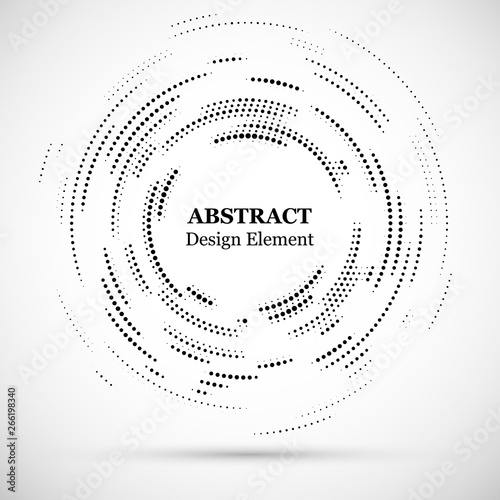 Abstract dotted halftone mo...