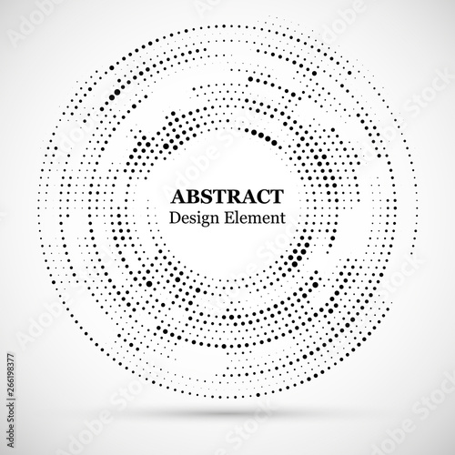 Abstract dotted halftone mo...