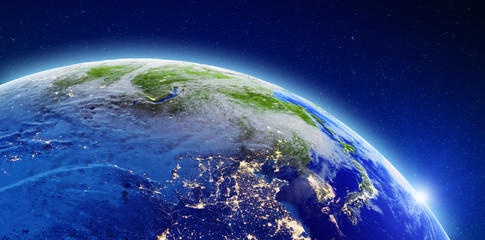 asia - china and japan city lights