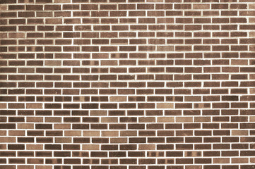 Old red brick wall background texture