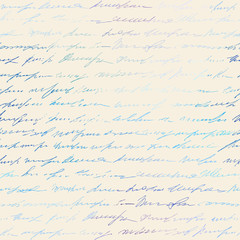Poster - Vintage inscriptions pattern. Seamless background. Vector image.