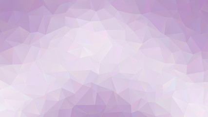 Canvas Print - Purple and white abstract polygonal background with triangle texture, vector illustration template